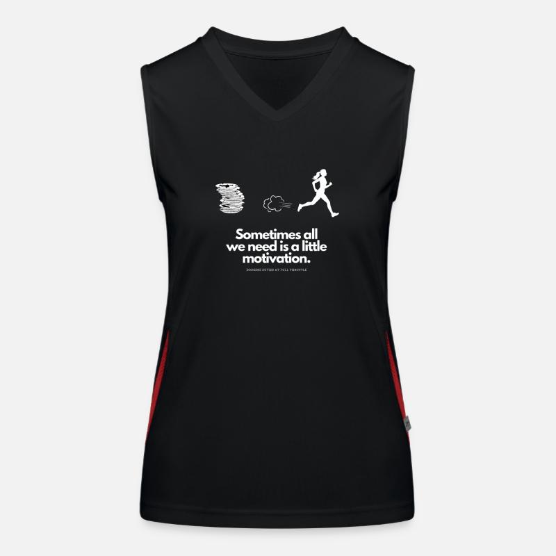 Extra Motivation for Runner Rinse Women's Functional Contrast Tank Top