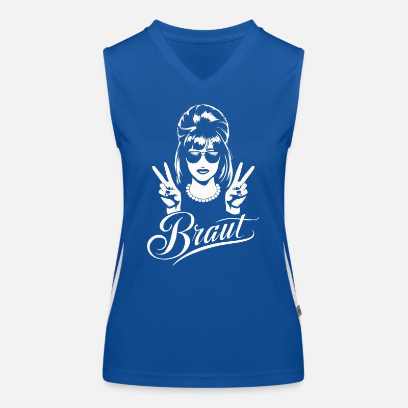 Bachelorette Party Wedding Bridesmaid Women's Functional Contrast Tank Top