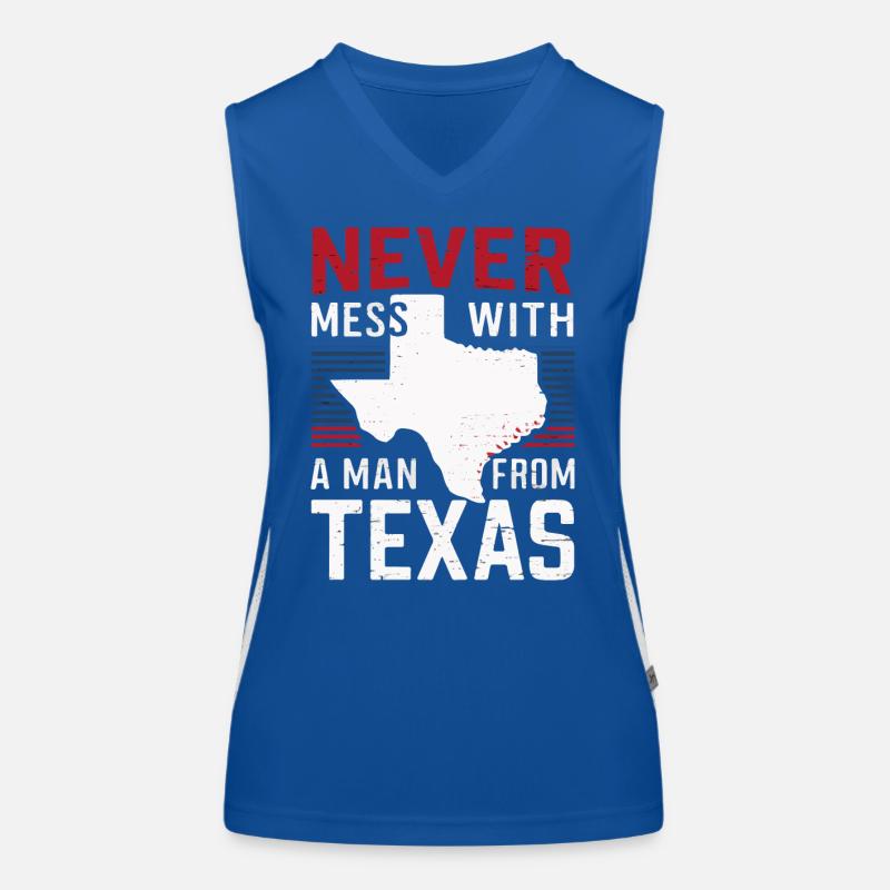 État du Texas Texans Texas Débardeur respirant contrasté Femme
