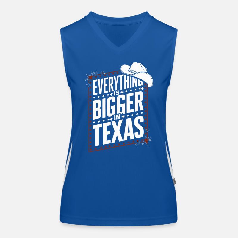 Texas State Texaner Texas Funktionelles Kontrast-Tank Top für Frauen