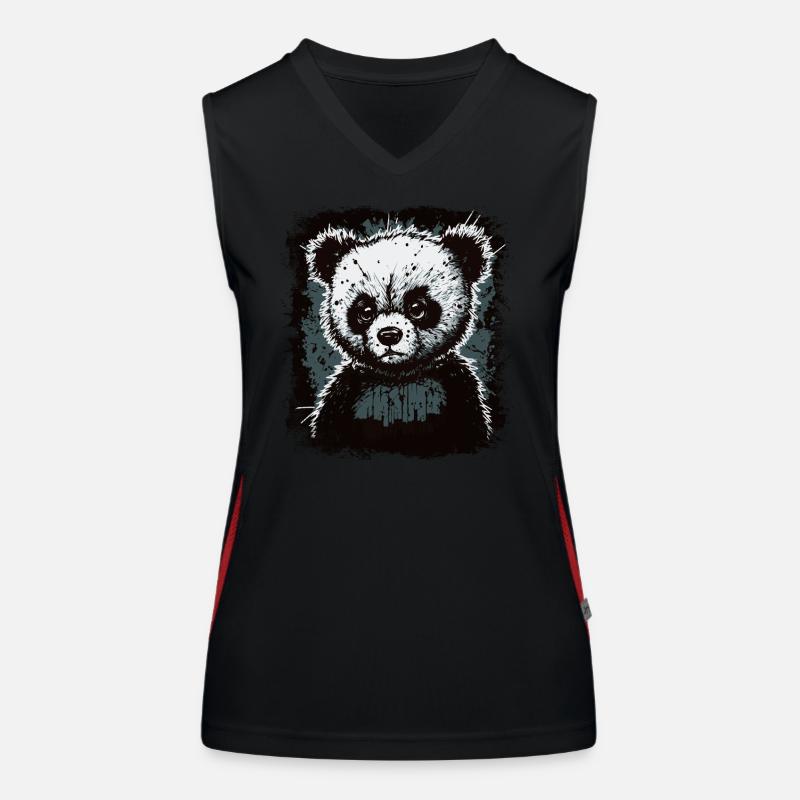 Sad Panda Women's Functional Contrast Tank Top