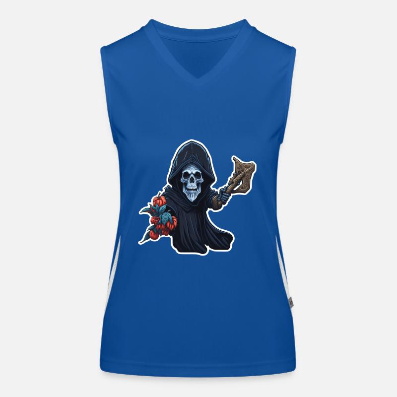 Skeleton Women's Functional Contrast Tank Top