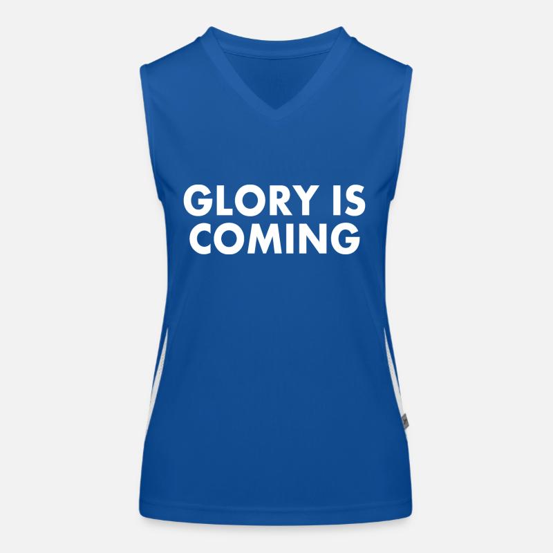 Glory is coming Funktionelles Kontrast-Tank Top für Frauen