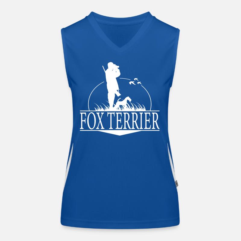 Wire FOX TERRIER Jagdhunde Jäger Hunde Wilsigns Funktionelles Kontrast-Tank Top für Frauen