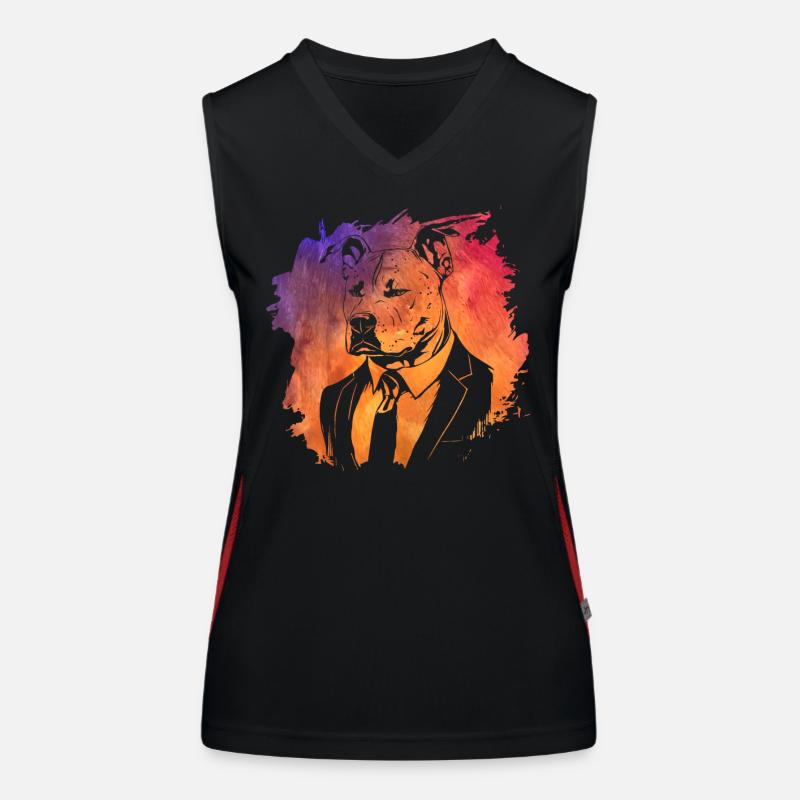 Pitbull Funktionelles Kontrast-Tank Top für Frauen