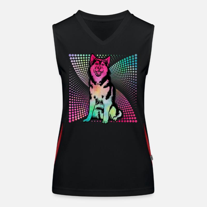 Husky Funktionelles Kontrast-Tank Top für Frauen