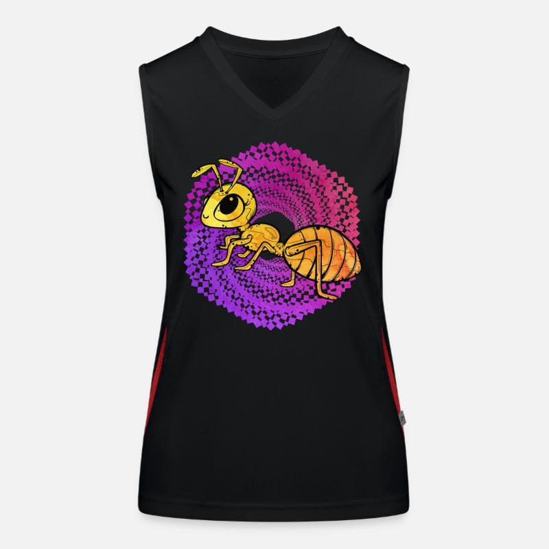 Ameise Funktionelles Kontrast-Tank Top für Frauen