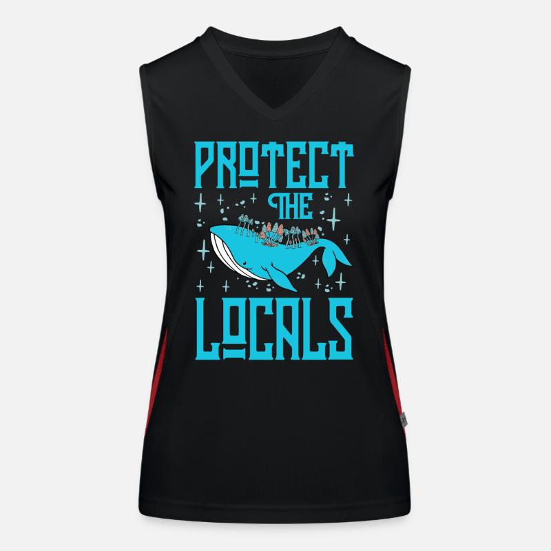Schützen Sie die Einheimischen Funktionelles Kontrast-Tank Top für Frauen