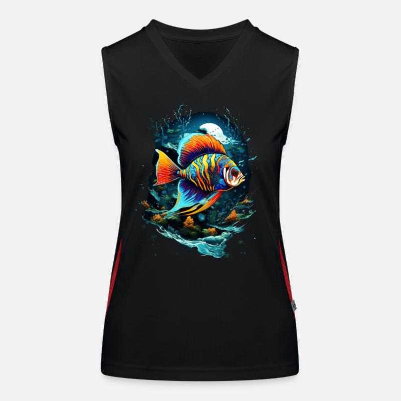 Angelfish Débardeur respirant contrasté Femme