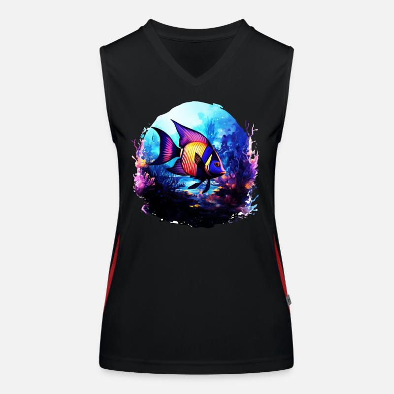 Angelfish Débardeur respirant contrasté Femme