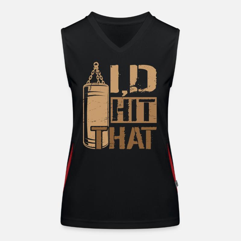 J’avais frappé cette boxe Débardeur respirant contrasté Femme