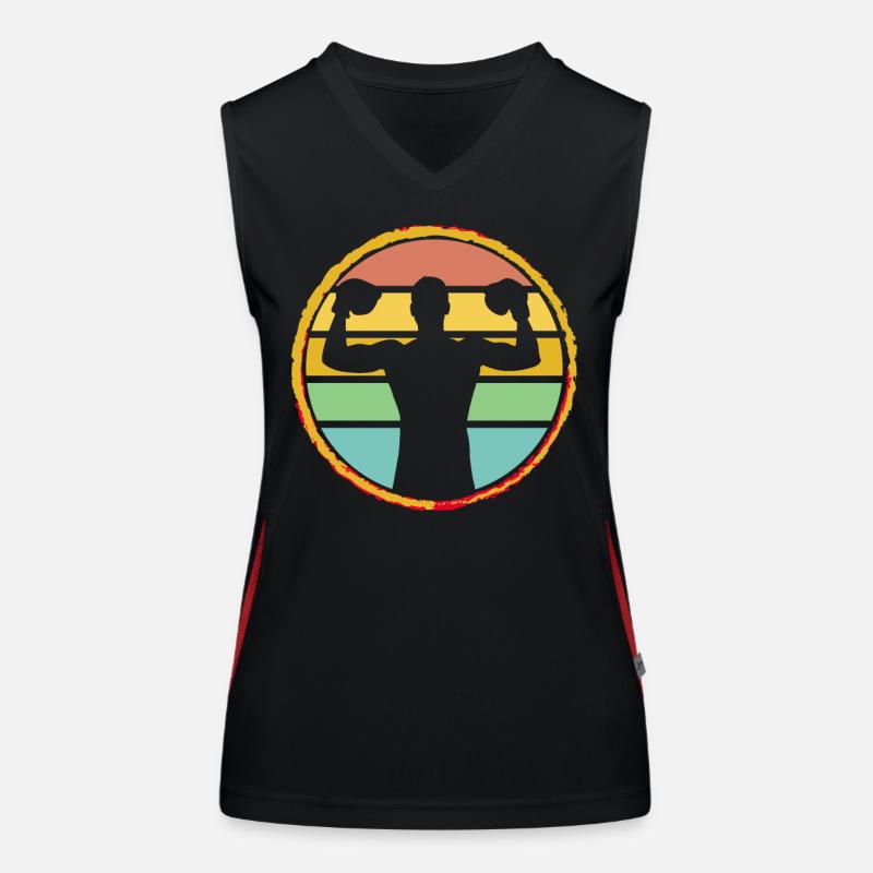 Boxe Débardeur respirant contrasté Femme