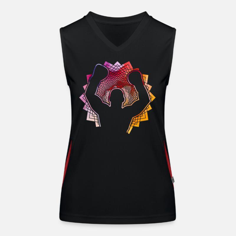 Boxen Funktionelles Kontrast-Tank Top für Frauen