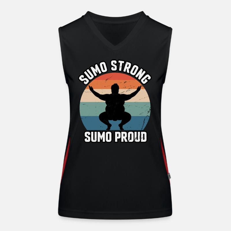 Sumo stark Sumo Stolz Funktionelles Kontrast-Tank Top für Frauen