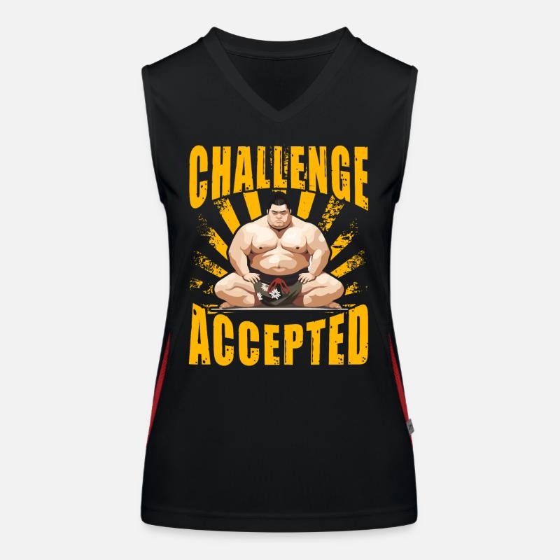 Challenge Accepted Sumo Women's Functional Contrast Tank Top