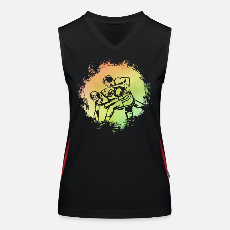 Ringen Funktionelles Kontrast-Tank Top für Frauen