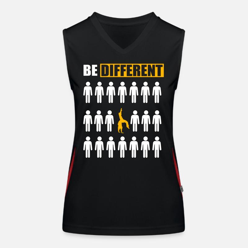 Be Different Capoeira Débardeur respirant contrasté Femme