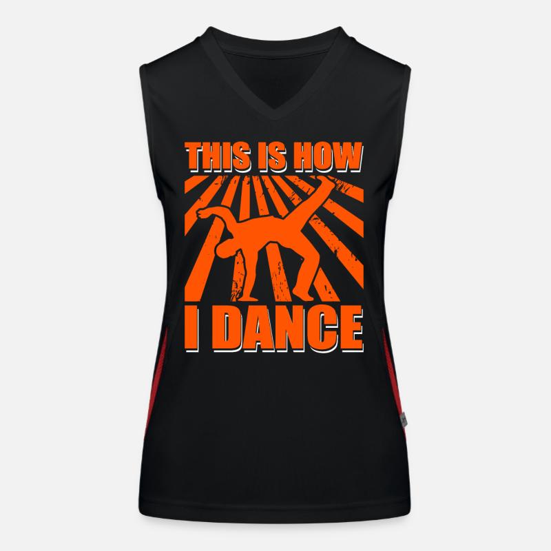C’est comme ça que je danse Débardeur respirant contrasté Femme