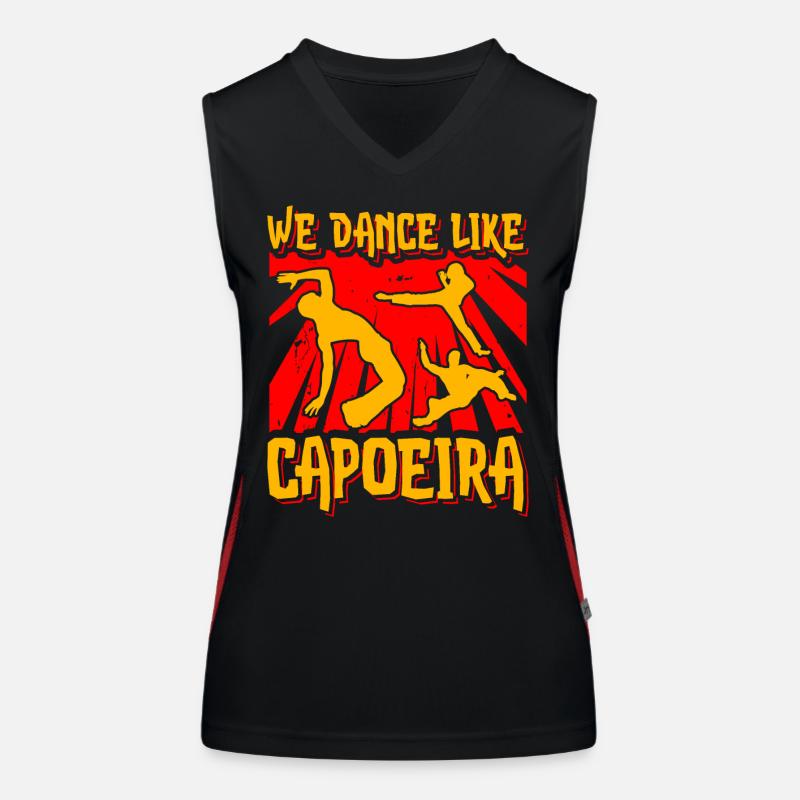 On danse comme la Capoeira Débardeur respirant contrasté Femme