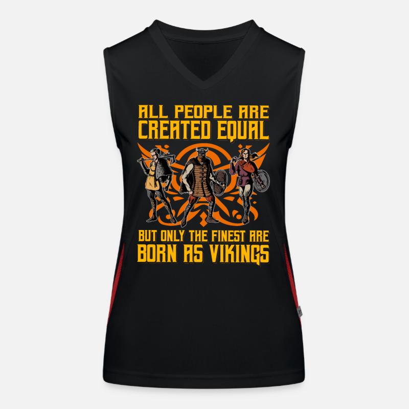 All people are created equal but only the finest Women's Functional Contrast Tank Top