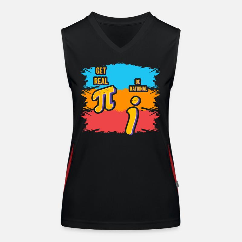 Realistisch werden vs. rational sein Funktionelles Kontrast-Tank Top für Frauen