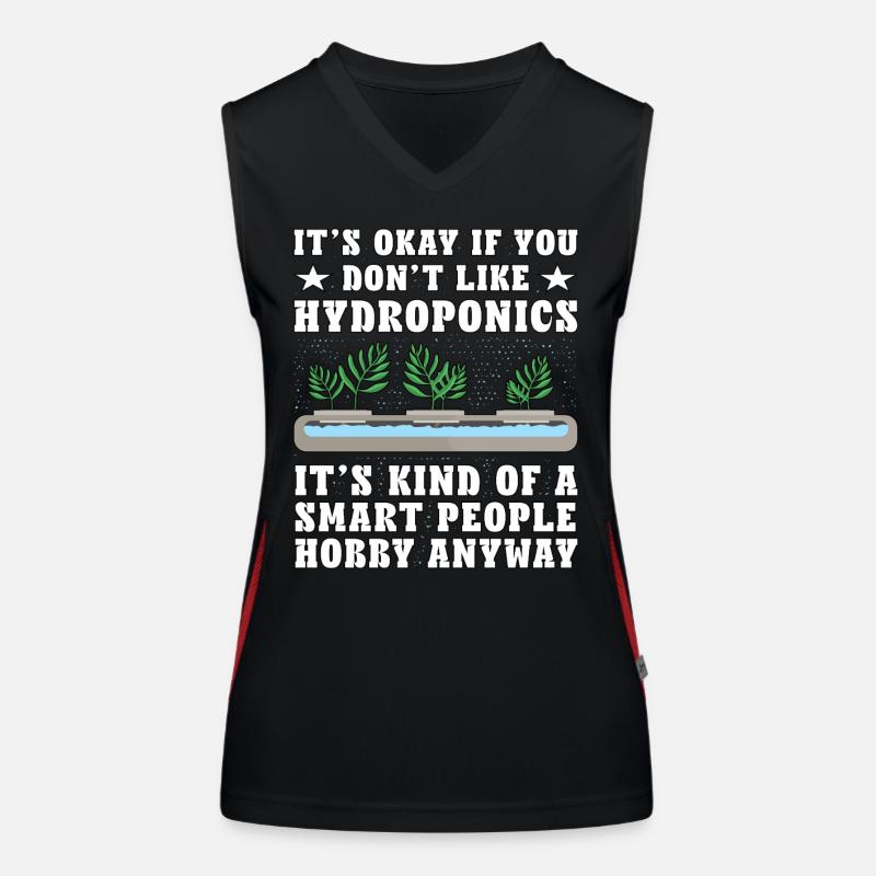 Hydroponik Funktionelles Kontrast-Tank Top für Frauen