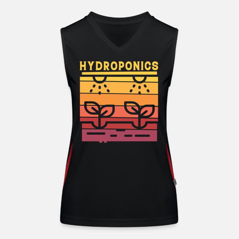 Hydroponik Funktionelles Kontrast-Tank Top für Frauen