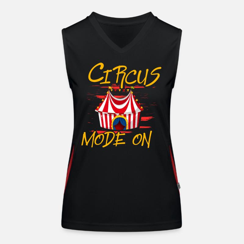 Mode cirque activé Débardeur respirant contrasté Femme