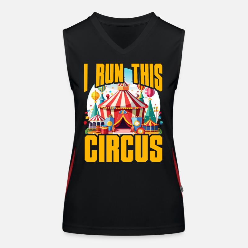 Je dirige ce cirque Débardeur respirant contrasté Femme
