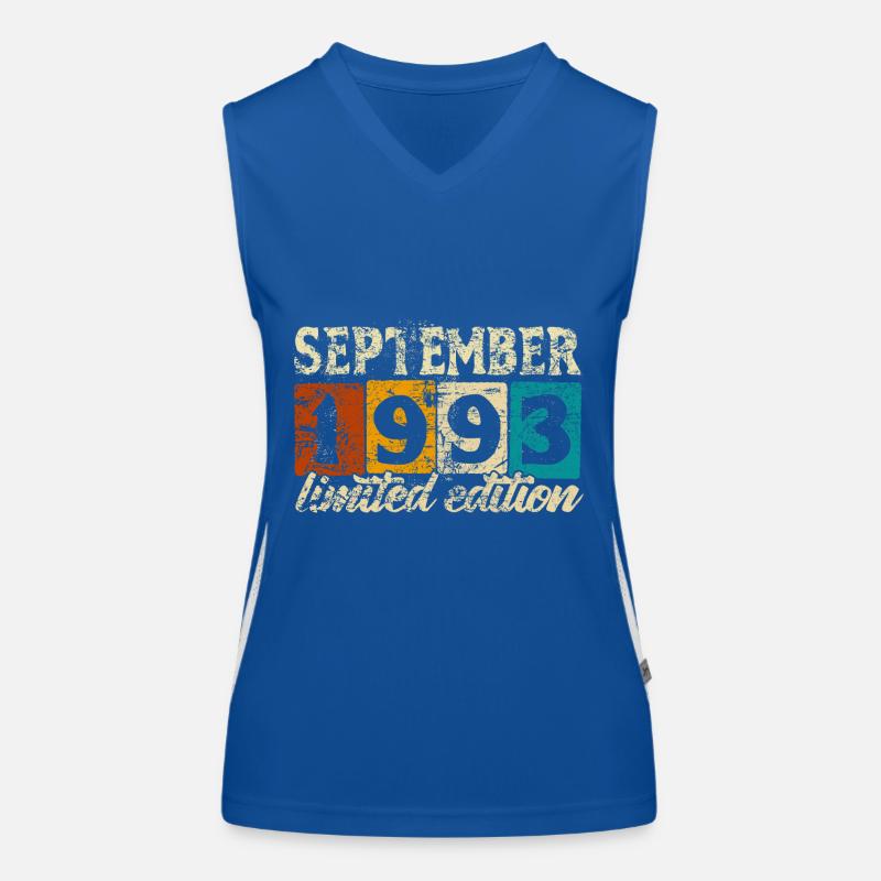 Limited Edition September 1993 Geburtstag Geschenk Funktionelles Kontrast-Tank Top für Frauen