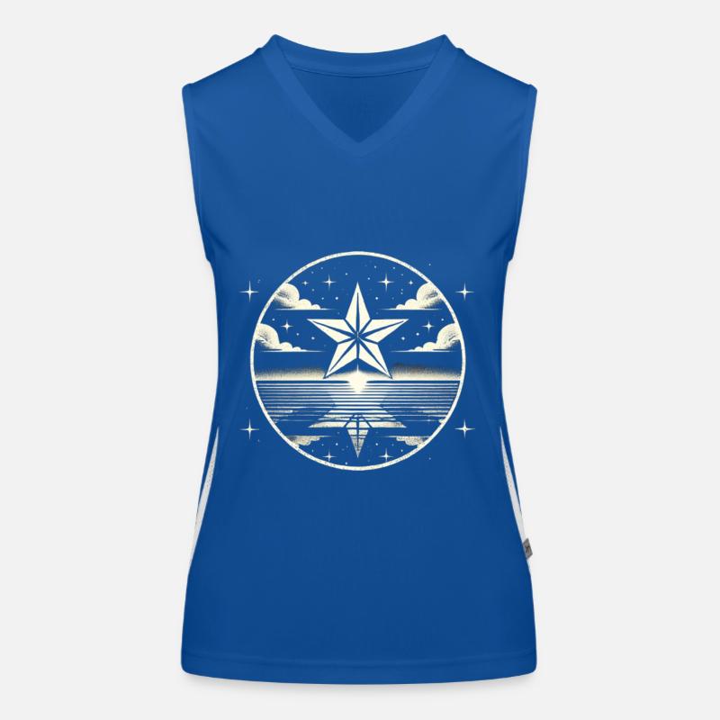 Himmelskörper, Geschenkidee, Sternenhimmel Komet L Funktionelles Kontrast-Tank Top für Frauen