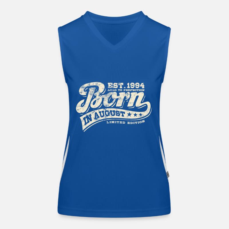 Born in August 1994 - Geburtstag - Geschenk Funktionelles Kontrast-Tank Top für Frauen
