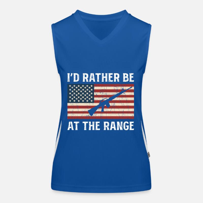 2nd Amendment Rights I'd Rather Women's Functional Contrast Tank Top