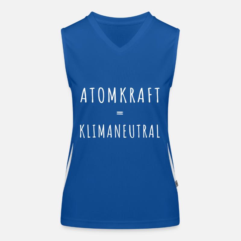 Atomkraft = klimaneutral - Pro Kernenergie in EU Funktionelles Kontrast-Tank Top für Frauen