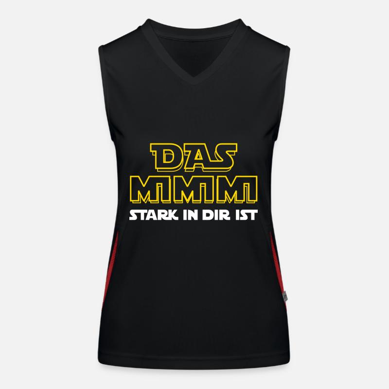 Das Mimimi stark in dir ist - rumheulen Spruch Funktionelles Kontrast-Tank Top für Frauen