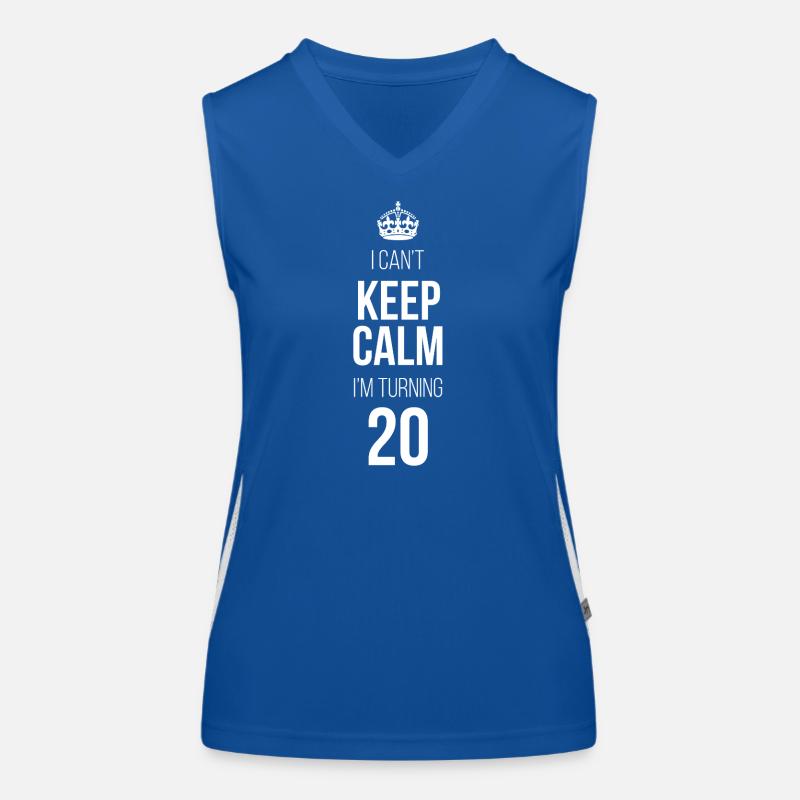 Ich kann mich nicht beruhigen. Ich werde 20. Funktionelles Kontrast-Tank Top für Frauen