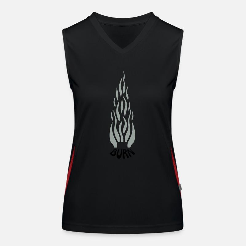 burn Débardeur respirant contrasté Femme