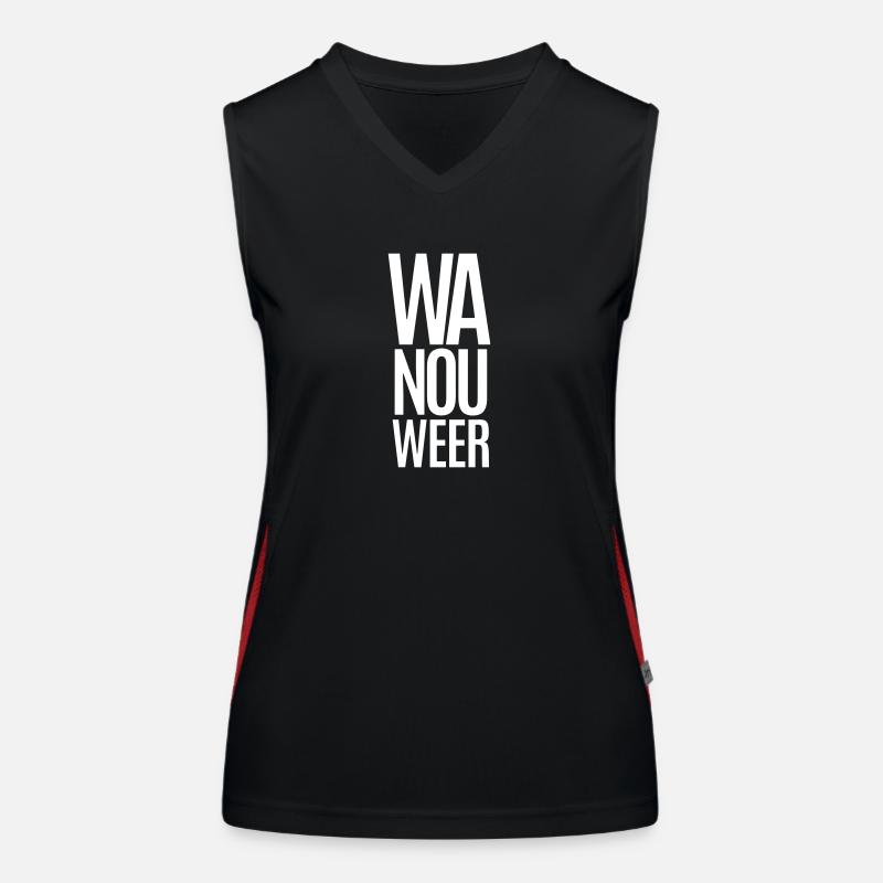 WOW AGAIN Women's Functional Contrast Tank Top