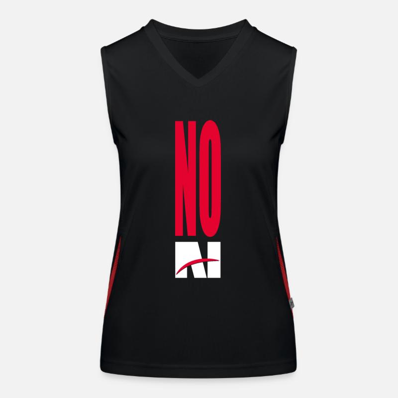 PAS d’IA - pas d’intelligence artificielle Débardeur respirant contrasté Femme