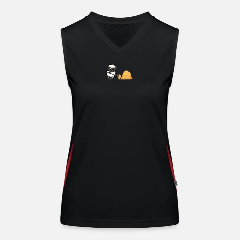 Working sheep Women's Functional Contrast Tank Top