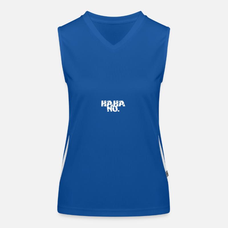 HAHA NON Débardeur respirant contrasté Femme