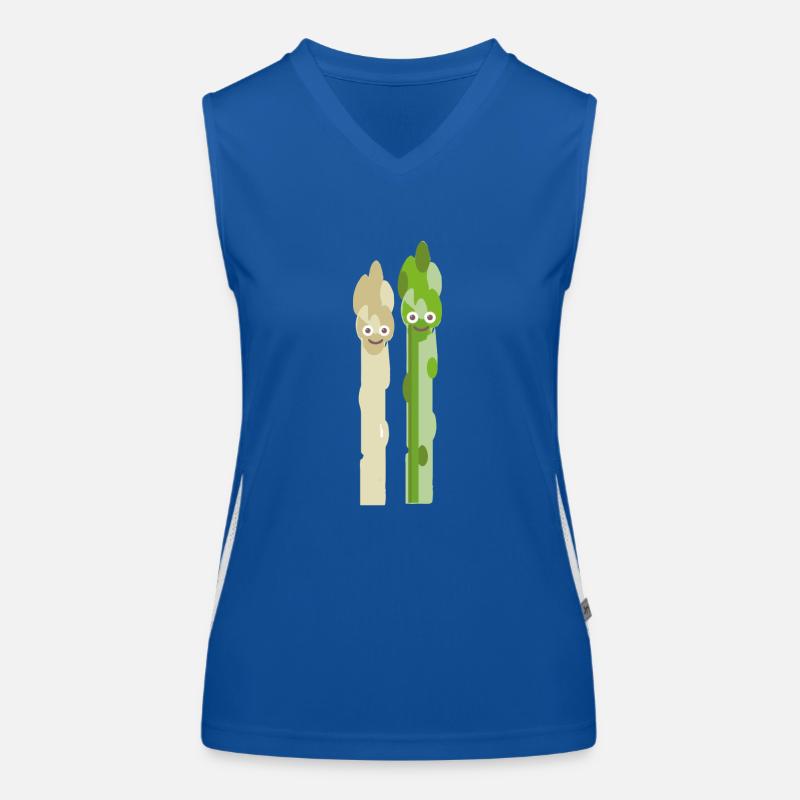 Asperges,Asperges vertes,Paire,Paire d’asperges Débardeur respirant contrasté Femme