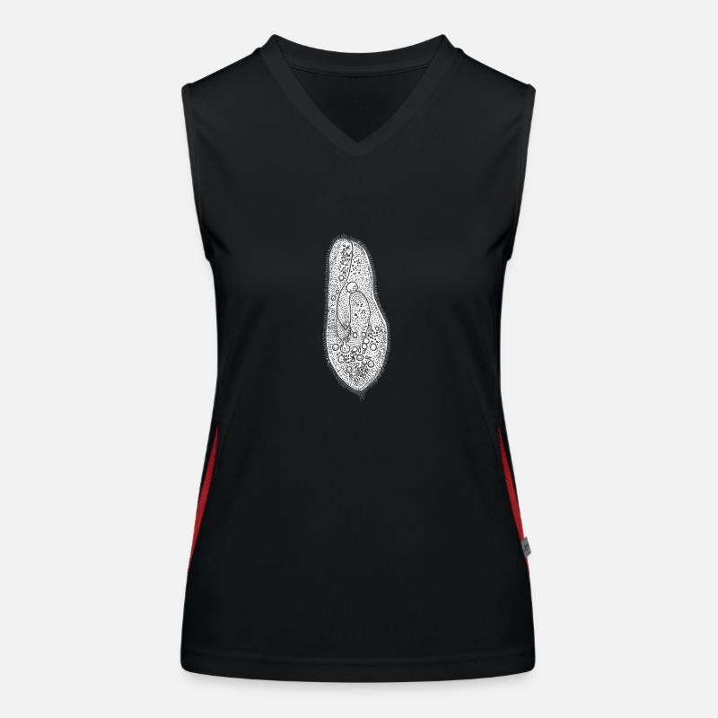 Pantoffeltierchen Funktionelles Kontrast-Tank Top für Frauen