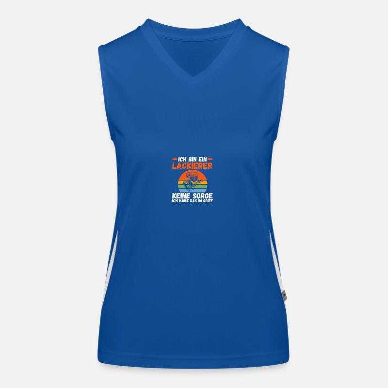 Car Painter Vehicle Painter Painter Women's Functional Contrast Tank Top