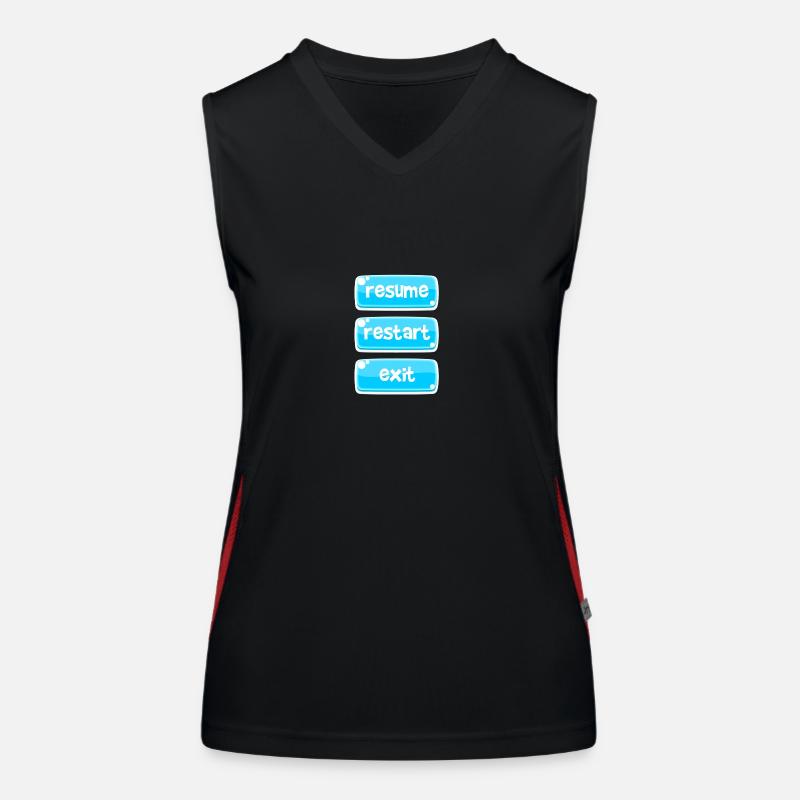 Game menu Women's Functional Contrast Tank Top