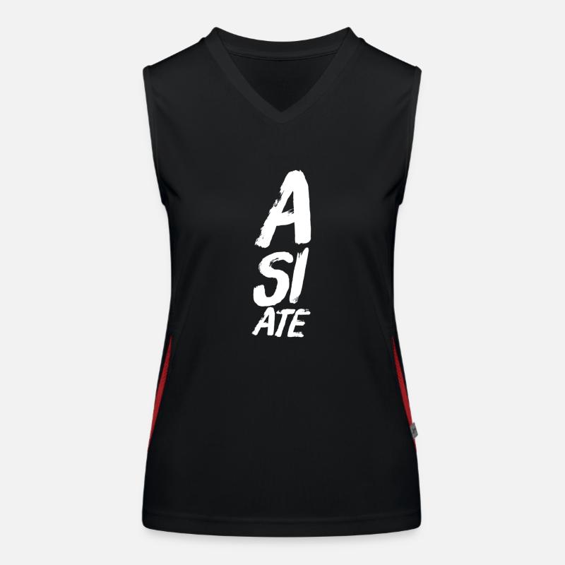 A SI ATE - Neues und Cooles Design ++ NEW STYLE ++ Funktionelles Kontrast-Tank Top für Frauen