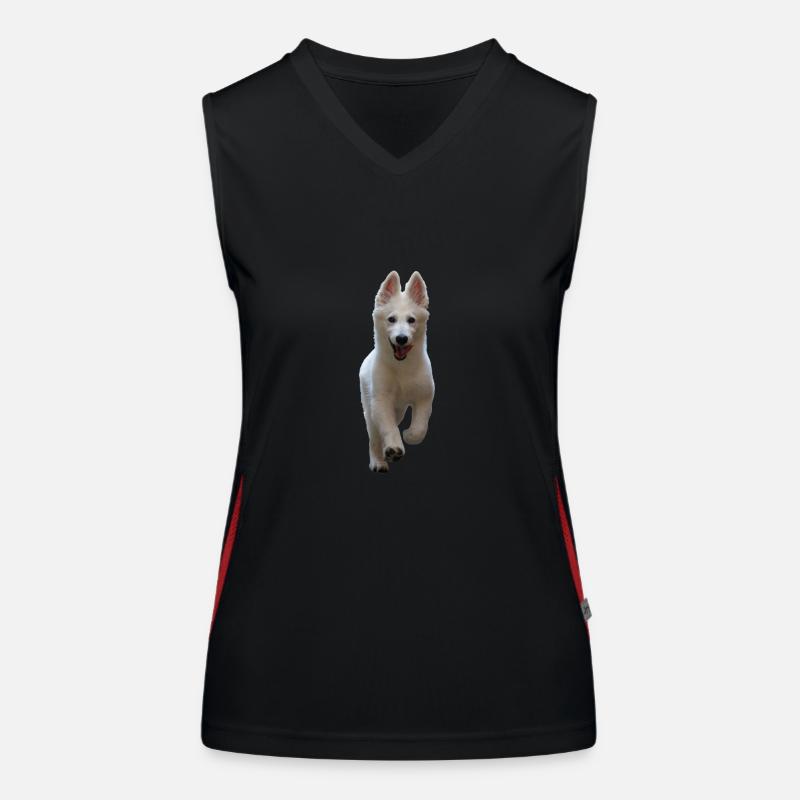 Chiot Débardeur respirant contrasté Femme