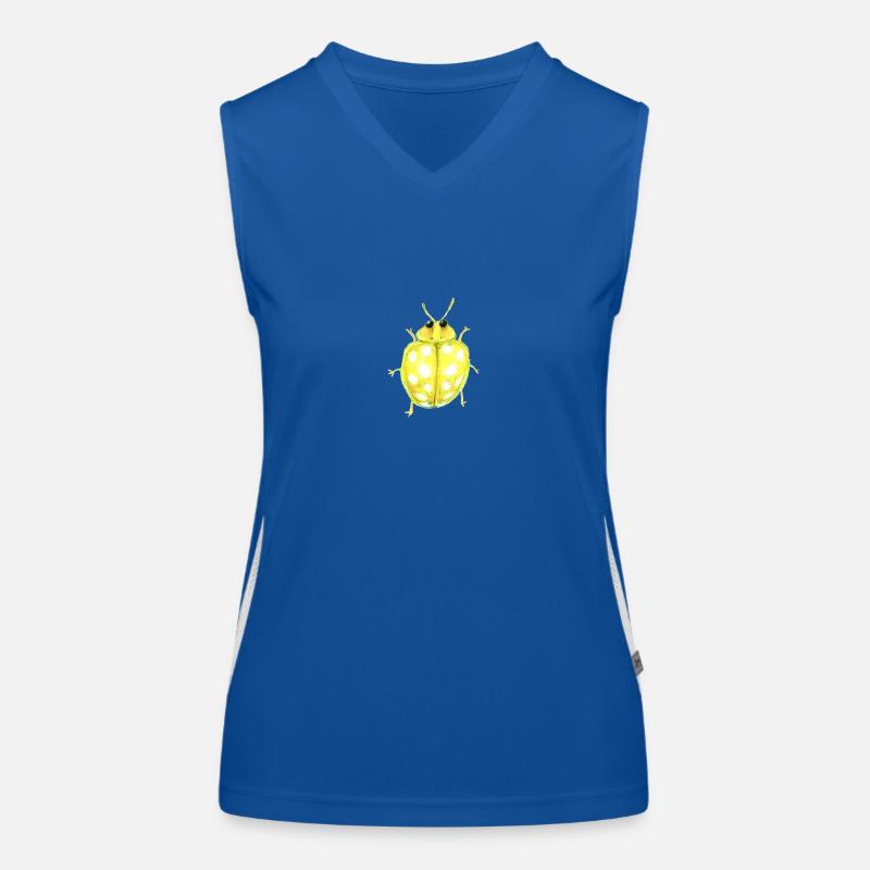 Coccinelle champignon à seize points Débardeur respirant contrasté Femme