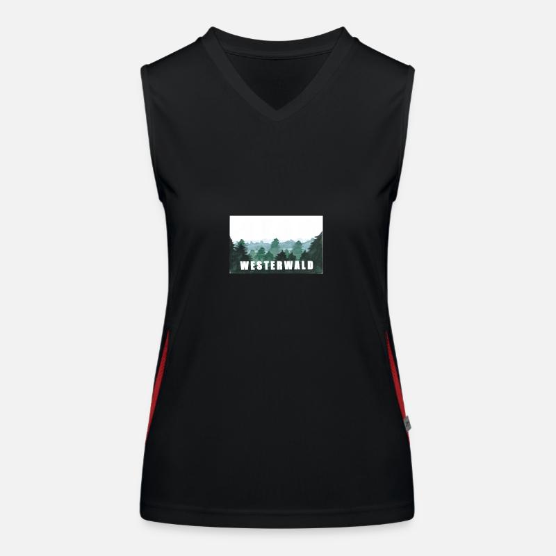 Westerwald Funktionelles Kontrast-Tank Top für Frauen