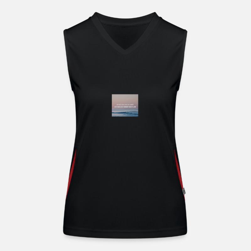 Ich will nur - Philipp Poisel Funktionelles Kontrast-Tank Top für Frauen